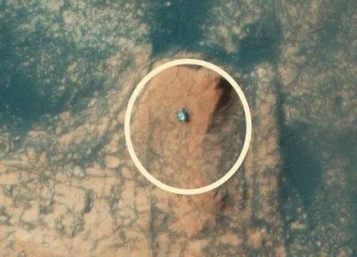 اولین عکس هوایی از کوهنوردی مریخ نورد کنجکاوی منتشر شد