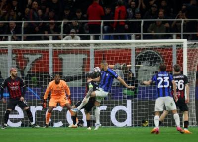 ببینید ، چشمک اینتر به فینال لیگ قهرمانان اروپا ، خط و نشان افعی ها با والی تماشایی در دربی میلان